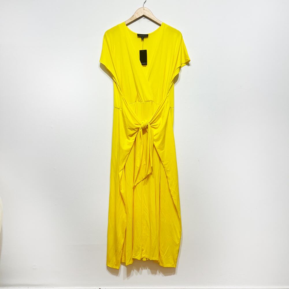 Eloquii yellow maxi dress Size 18